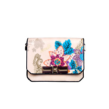 Luxury Bag Stamping Embroidering Print Flower Ladies Messenger Bag Saddle Bag Cross Bag (F51)